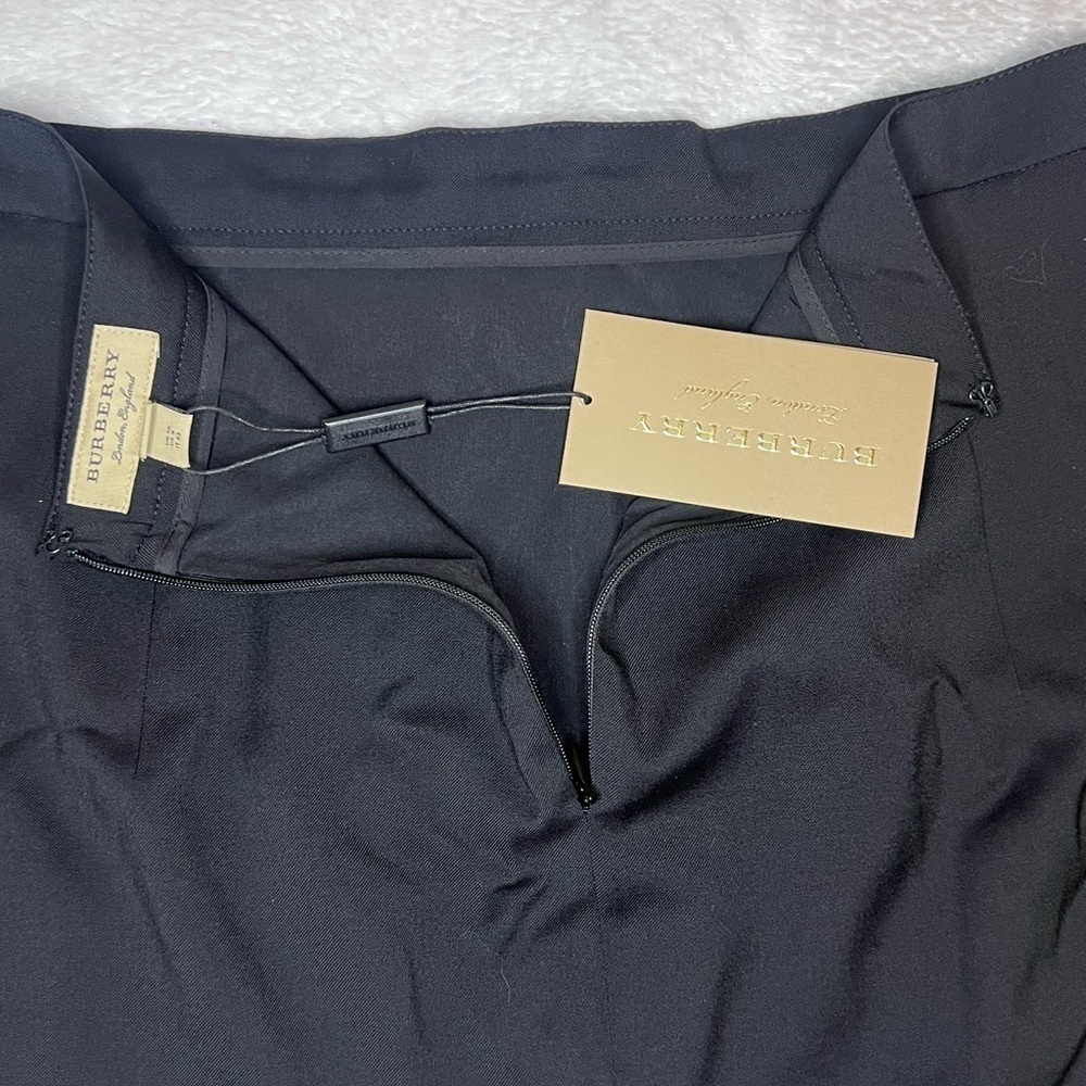 NWT BURBERRY Pencil Skirt Size 8 - BLACK - Picture 7 of 14